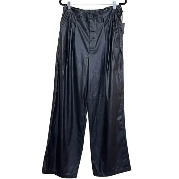 Blank NYC Faux Leather Black Pants Size 30 NWT - Picture 5 of 9